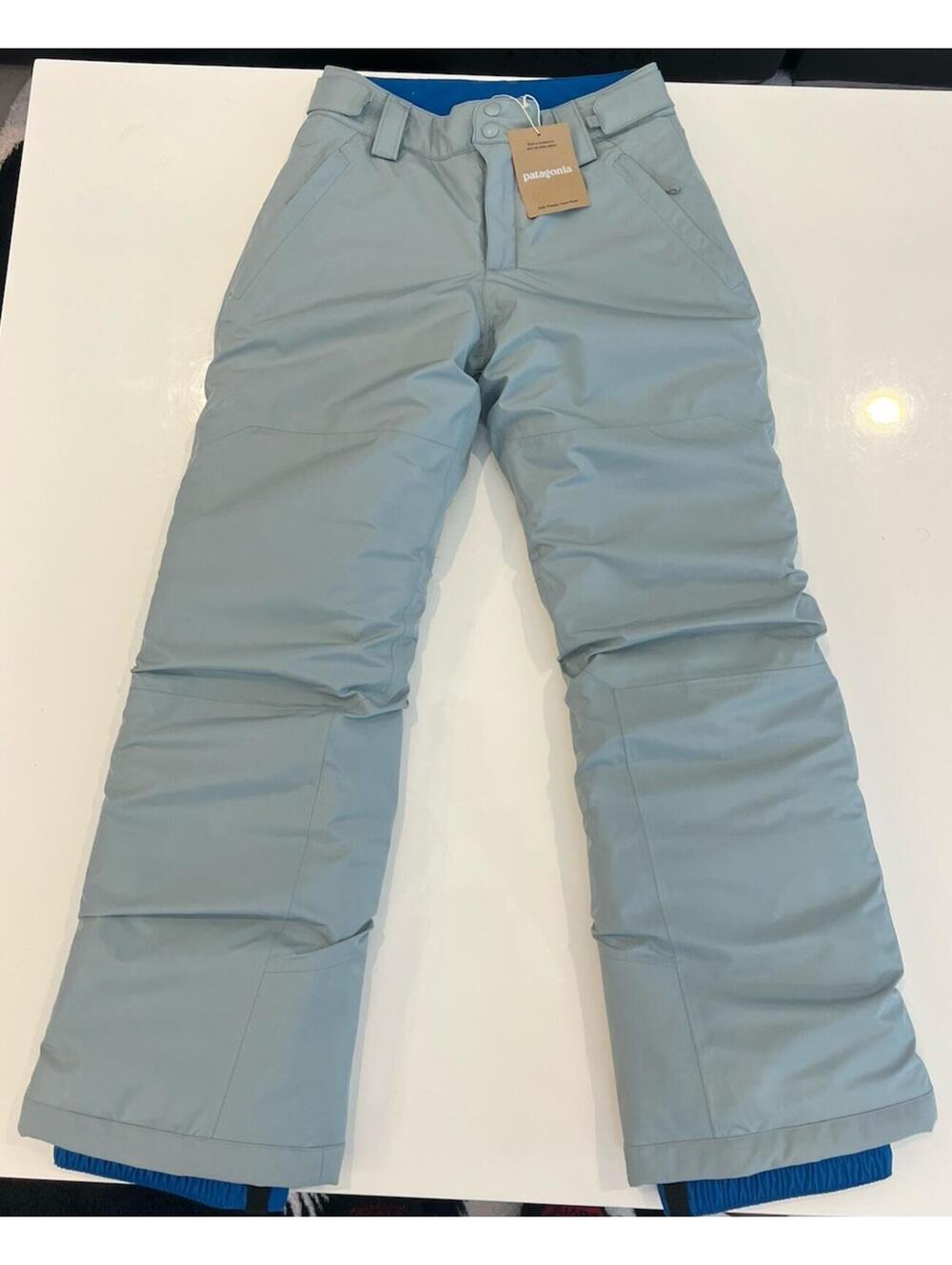 $169 Patagonia Powdertown Snow Pants Thermal Blue Size Large - Picture 2 of 16